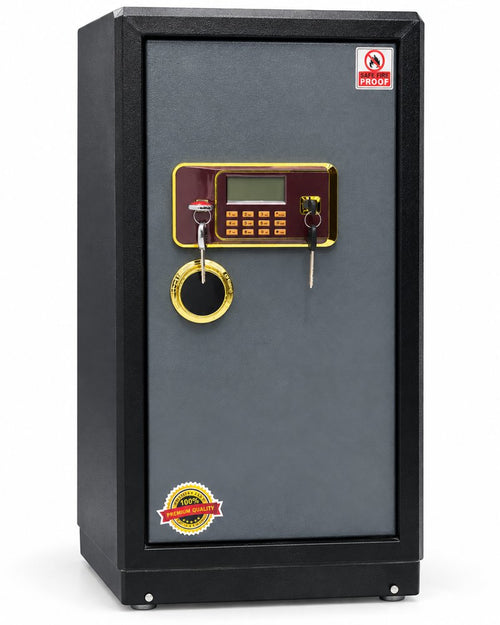 Coffre-fort ignifuge 820 mm à code électronique, 140 kg