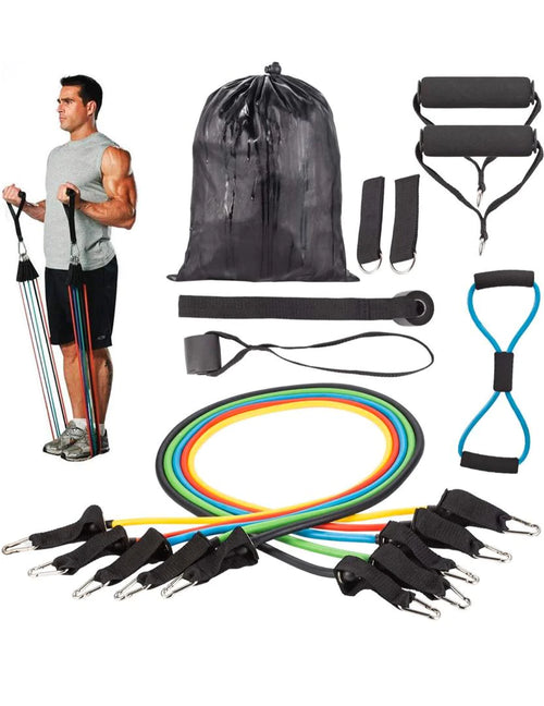 Bande de résistance fitness pour musculation et étirements